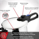 Magefesa Favorit 8 Pressure Cooker, Stainless Steel, 7.5 Litre, Silver - Brand New