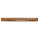 Calissa Offshore Tackle 36" Boat Deck Foam Fishing Ruler 3M Adhesive (Red Oak) - Like New