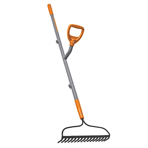 ERGIE SYSTEMS ERGIESHOVEL ERG-BWRK16 STRAIN REDUCING BOW RAKE - GRAY/ORANGE - Like New
