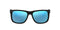 RAY-BAN FRAME-MATTE RUBBER BLACK BLUE MIRROR LENSES 622/55 RUBBER MATTE BLACK - Like New