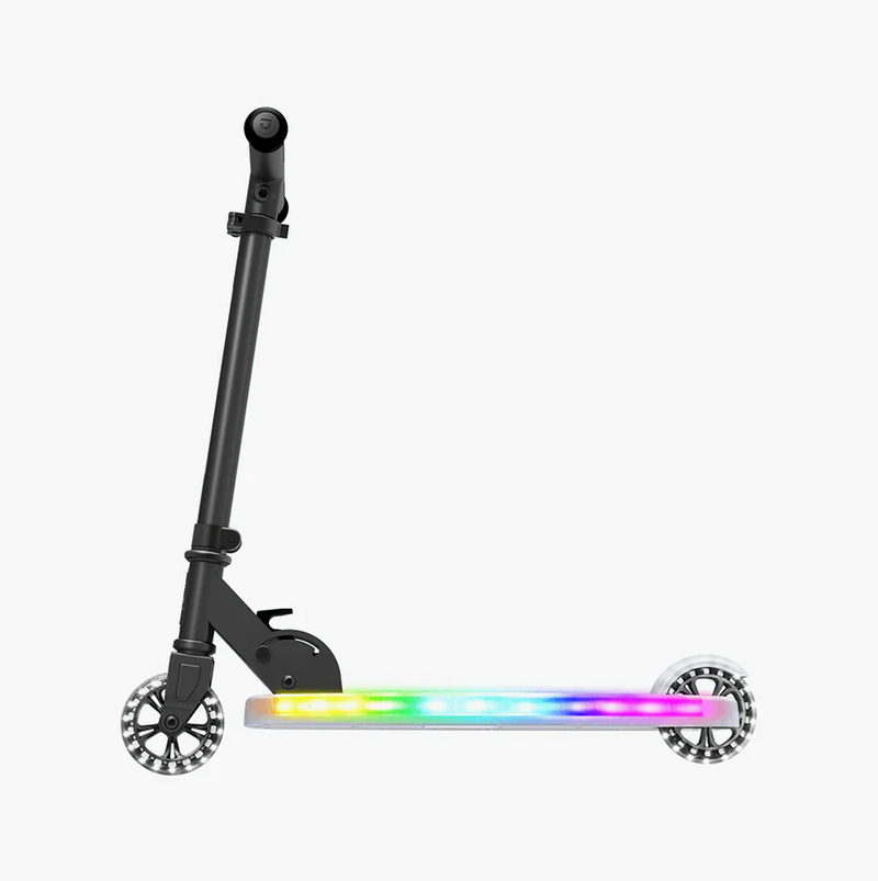 Helio X Light Up Kick Scooter - BLACK Like New