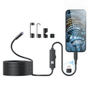 Kinpthy Endoscope Camera with Light 1920P HD Borescope Tools 8 LEDLight Like New