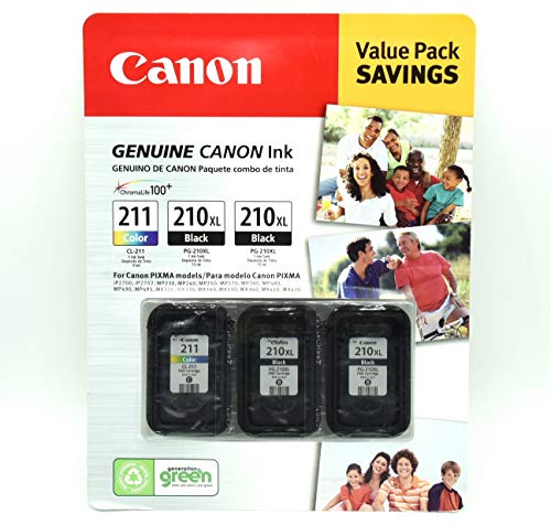 CANON PG-210XL AND CL-211 COMBO INK CARTRIDGES MULTI - Brand New