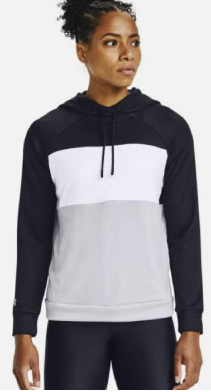 1351234 Under Armour Terry Fleece Blocked Hoodie New