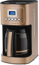 Cuisinart DCC-3200CP PerfecTemp Programmable Glass Carafe Coffeemaker - Copper - Like New
