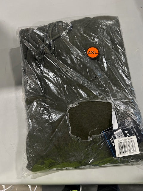 BLUE ICE PREMIUM CLOTHING OLIVE 4XL PULLOVER HOODIE - SIZE: MEN 4XL - OLIVE - Brand New