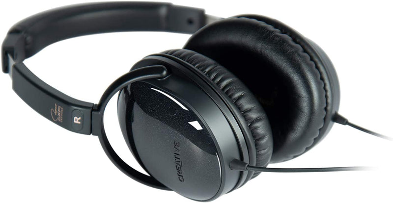 Creative Aurvana Live SE Over-Ear Headphones Optimized Cinematic Audio Like New