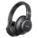KVIDIO Active Noise Cancelling Headphones 70 Hours Playtime WH304B - Black - Like New