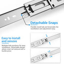 HOMANDS Full Extension Drawer Slides 22" Side Mount Rails 10P - 100 Lb - Brand New