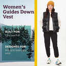 MARMOT WOMEN'S GUIDE DOWN VEST - SIZE: WOMEN L - BLACK - Brand New