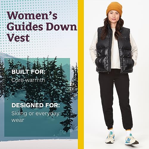 MARMOT WOMEN'S GUIDE DOWN VEST - SIZE: WOMEN L - BLACK - Brand New