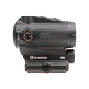 SIG SAUER ROMEO5XDR 1X20MM RED DOT SIGHT 2 MOA/CIRCLE RETICLE SOR5X201 - BLACK - Like New