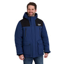 OMRB1716 Reebok Mens Insulated Softshell Jacket, Dark Denim, L - Like New