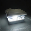 iGlow 18 Pack White Outdoor Garden 5x5 Solar LED Cap Square Fence Light - Brand New