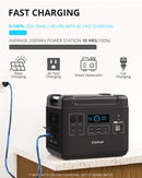 IDEAPLAY SN2200 Portable Power Station, 2000Wh LiFePO4, 6 Outlet, 25A RV - BLACK Like New