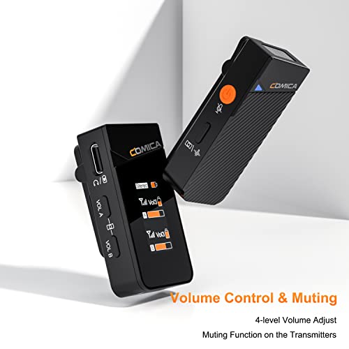 COMICA Wireless Lavalier Microphone Mini LAPEL VIMO-C1 - Black - Like New