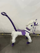 POWER PONY PUSH RIDING TOY 3+ YEARS, 100 LB CAPACITY - WHITE - Like New