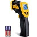 ETEKCITY INFRARED THERMOMETER LASER TEMPERATURE GUN EMISSIVITY - YELLOW/BLACK - Like New