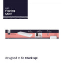 High & Mighty Floating Shelf 36in 1 Pack B0787BYFFV - WHITE - Brand New