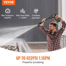 VEVOR CORDLESS PRESSURE WASHER, 652-PSI 1.1 GPM PORTABLE - BLACK/ORANGE - Like New