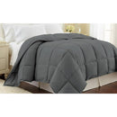 LUXURY HOME DOWN ALTERNATIVE COMFORTER - TWIN - GRAY - Like New