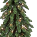 NATIONAL TREE COMPANY 7' Lighted Pine Christmas Tree, AV97-304-70 - GREEN - Like New