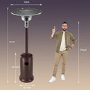 Outdoor Propane Patio Heater 48000 BTU Free Standing W/ Cover - Beige - Brand New