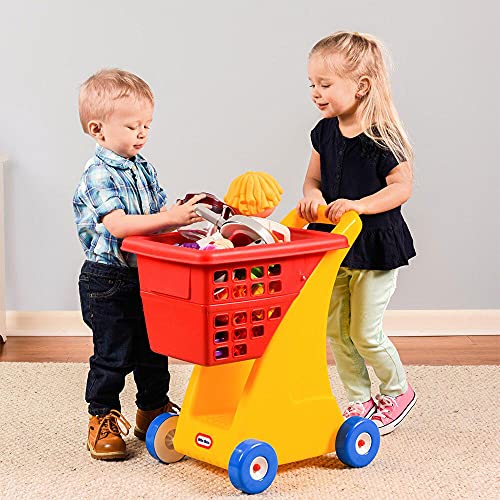 LITTLE TIKES SHOPPING CART - YELLOW/RED - Like New