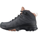 Salomon Women's X Ultra 4 Mid Gore tex Hiking Boots Ebony Mocha Mousse Cream - Like New