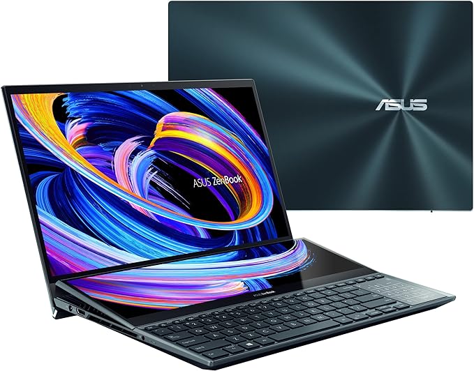 ASUS ZenBook Pro Duo 15 UX582ZW-AB76T 15.6” OLED 4K I7 16 1TB SSD 3070 Ti - Blue Like New