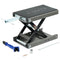 ORION MOTOR TECH MOTORCYCLE LIFT 1100LB SCISSOR LIFT - GRAY - Like New