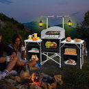 SEEUTEK CAMPING KITCHEN TABLE ALUMINUM PORTABLE OUTDOOR COOKING TABLE - Like New