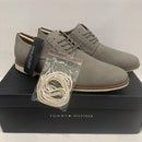 TOMMY HILFIGER MEN'S OXFORDS - SIZE: MEN 10.5 - GRAY - Like New