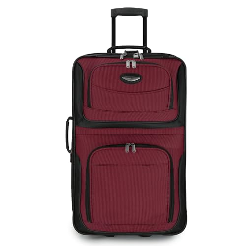 TRAVEL SELECT AMSTERDAM EXPANDABLE ROLLING SOFTSIDE LUGGAGE CHECKED-MEDIUM 25" - Brand New