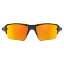 OAKLEY FLAK 2.0 XL POLISHED BLACK FRAME, PRIZM RUBY POLARIZED LENSES, 59-12-133 - Like New