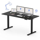 FLEXISPOT ELECTRIC STANDING DESK 63 X 24 INCH - BLACK TOP + BLACK FRAME - Like New