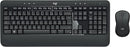 LOGITECH MK540 WIRELESS KEYBOARD MOUSE COMBO AZERTY FRENCH LAYOUT - BLACK - Like New