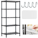 5 Tier Shelves Storage, Wire Shelf Unit, Standing Adjustable Metal Shelves - Like New