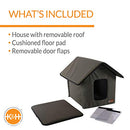 K&H Pet Products Outdoor Cat House for Outside Pets, Weatherproof Outdoor Cat - Like New