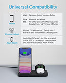 ANKER WIRELESS CHARGING STATION, POWERWAVE 3-IN-1 QI-CERTIFIED, B2579 - BLACK - Like New