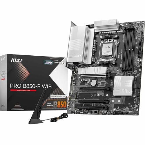 MSI PRO B850-P WIFI MOTHERBOARD ATX AMD RYZEN 9000/8000/7000 - BLACK - Like New