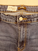 BLU ROCK FLEX STRETCH SLIM STRAIGHT JEANS - SIZE: MEN 40/32 - DARK WASH - Brand New