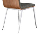 ARMEN LIVING CAFE DINING CHAIR SET OF 2 - GRAY - Like New