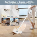 ACHTFACH 6-IN-1 1200W ROTATABLE STEAM MOP, MULTI-SURFACE STEAM CLEANER - WHITE - Like New