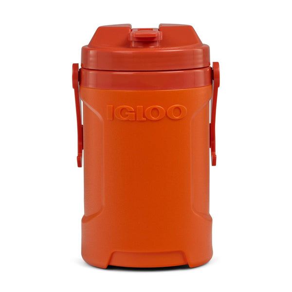 IGLOO LATITUDE HALF GALLON COOLER JUG PORTABLE BEVERAGE SERVER - ORANGE - Like New