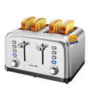 RAMJOY RAMJOY BLACK TOASTER 2 SLICE, EXTRA WIDE SLOT TOASTER - STAINLESS STEEL - Like New