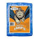 GRIZZLY TARPS BY B-AIR 12'X16' WATERPROOF HEAVY DUTY POLY TARP - BLUE - Brand New