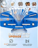 LANCHEZ CORDLESS HANDHELD POOL VACUUM TELESCOPIC POLE PCT403T-1.5SL-BLUE - BLUE - Like New