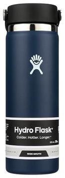 HYDRO FLASK 20 OZ WIDE FLEX CAP INDIGO - INDIGO - Brand New