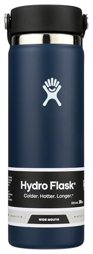 HYDRO FLASK 20 OZ WIDE FLEX CAP INDIGO - INDIGO - Brand New